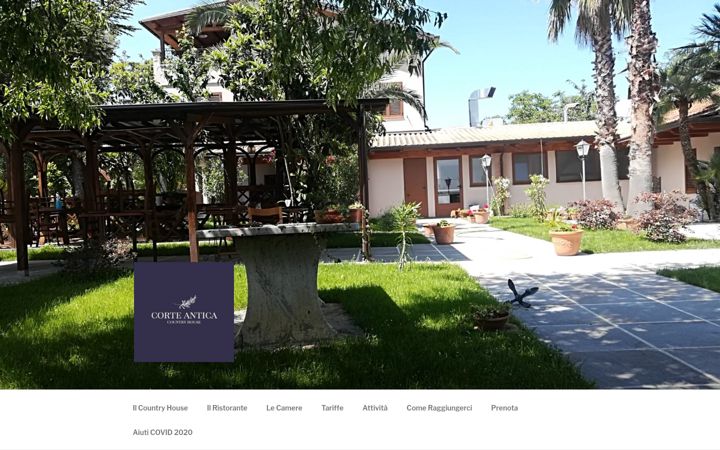 Screenshot of countryhousecorteantica.it