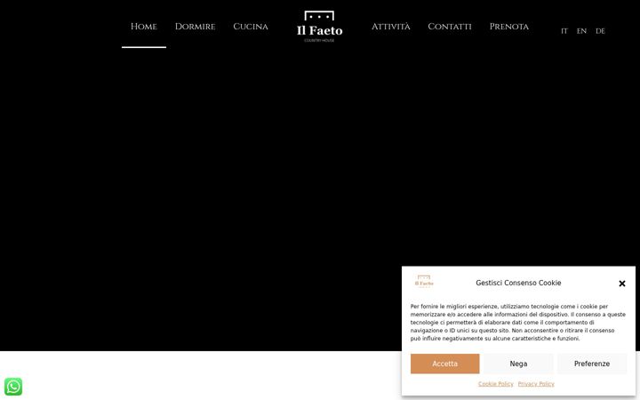 Screenshot of countryhouseilfaeto.it