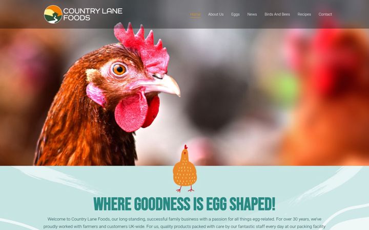 Ekrano kopija countrylanefoods.co.uk