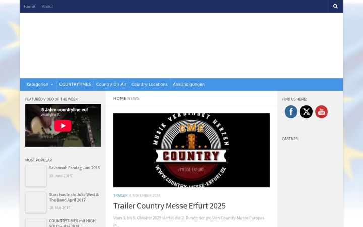 Екранна снимка на countryline.eu