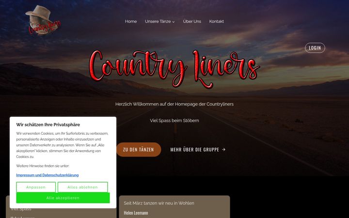 Screenshot of countryliners.ch
