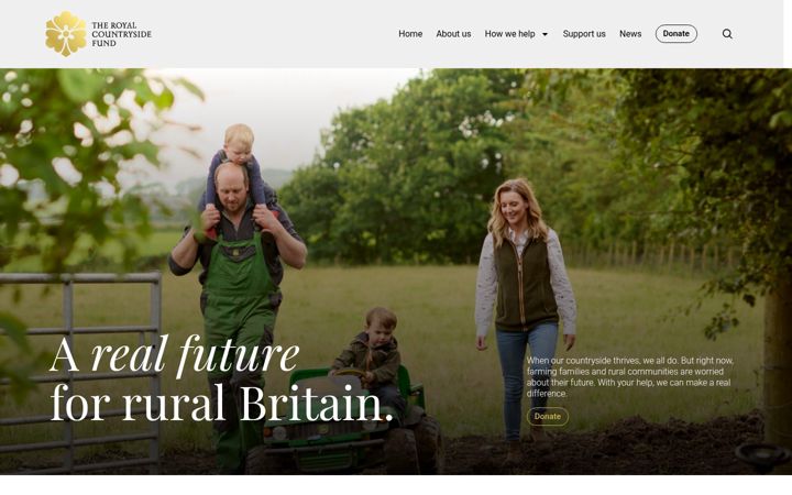 Screenshot of countrysidefund.org