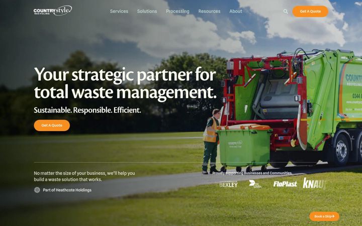 Screenshot von countrystylerecycling.co.uk