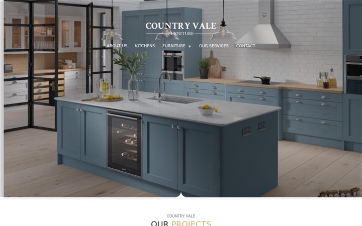 Screenshot of countryvalefurniture.com