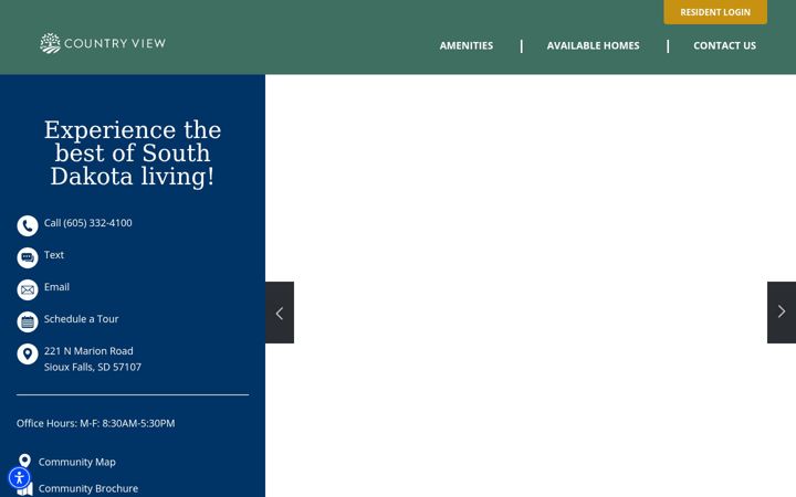 Screenshot of countryviewsd.com