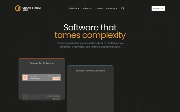 Screenshot ta' county-taxes.net