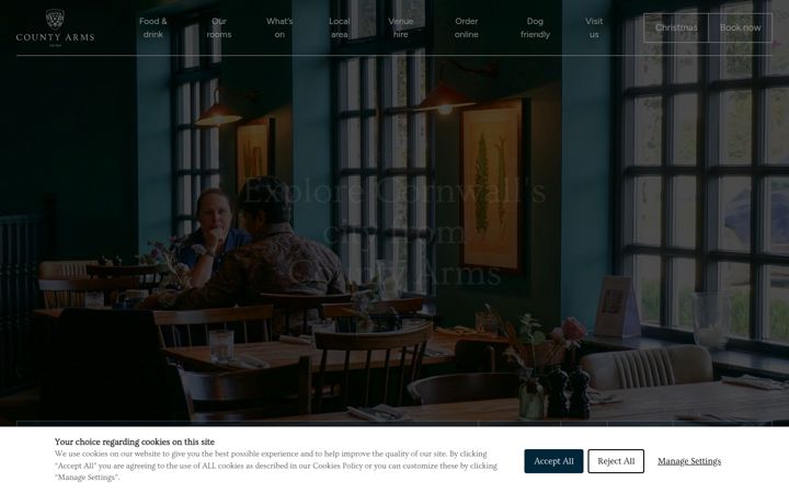 Screenshot of countyarmstruro.co.uk