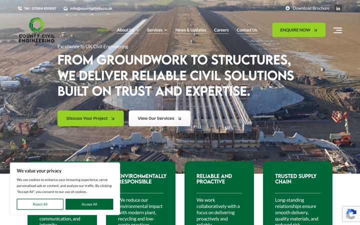 Screenshot of countycivils.co.uk