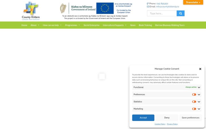 Screenshot of countykildarelp.ie