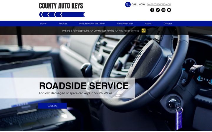 Screenshot ta' countylocksmiths.co.uk