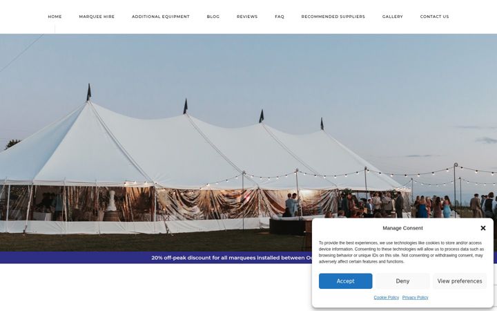 Screenshot of countymarqueeseastanglia.com