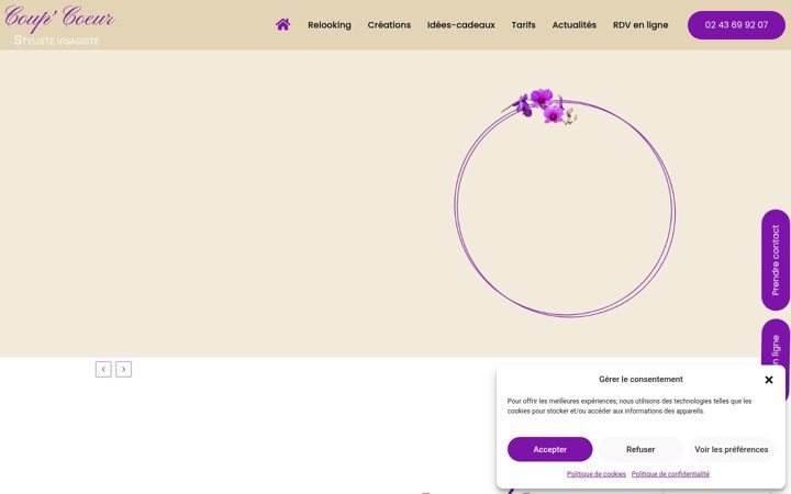 Screenshot of coup-coeur.com