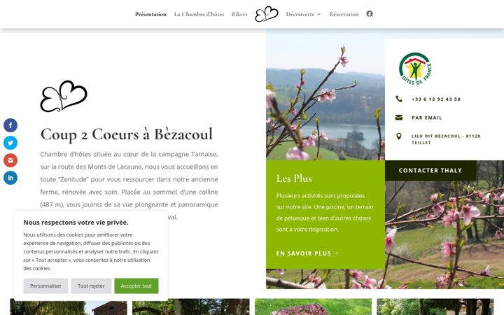 Screenshot of coup2coeursabezacoul.fr
