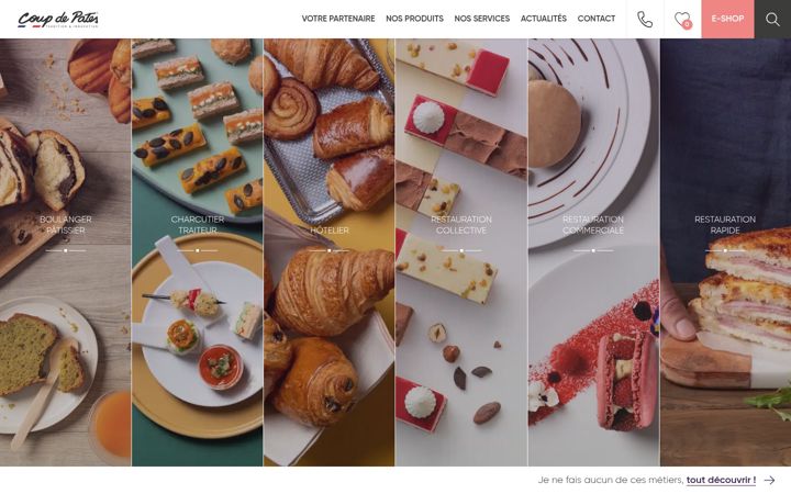 Screenshot of coupdepates.fr