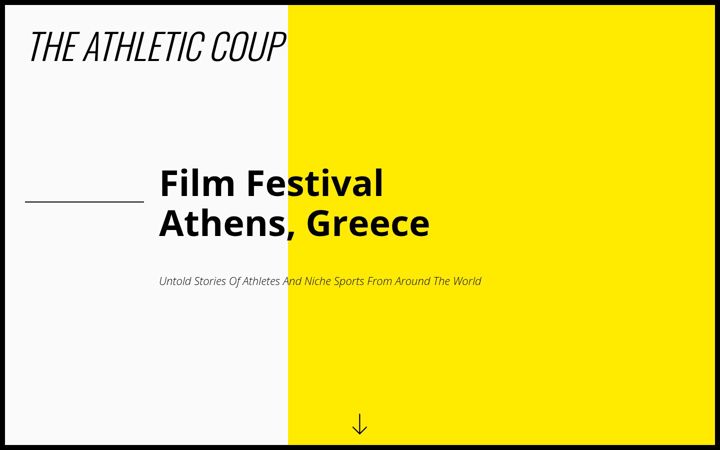 Screenshot of coupfilmfest.com