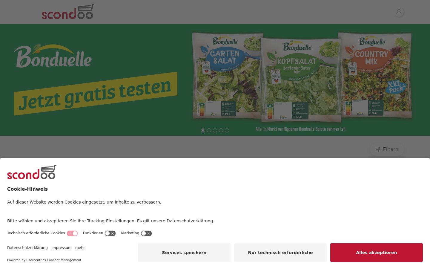 Kuvakaappaus suostumusbannerista, joka näytettiin ennen mitään vuorovaikutusta