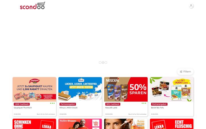 Screenshot of coupies.de