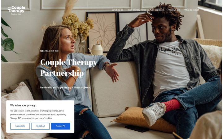 Screenshot of coupletherapy.pro