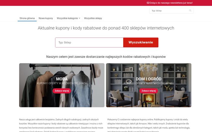 Snímek obrazovky couponlike.pl