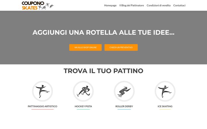 Screenshot of couponoskate.it