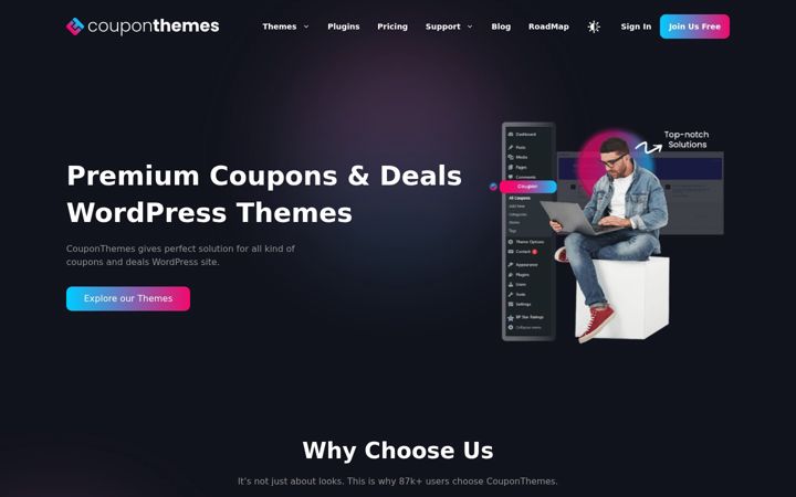 Screenshot of couponthemes.net