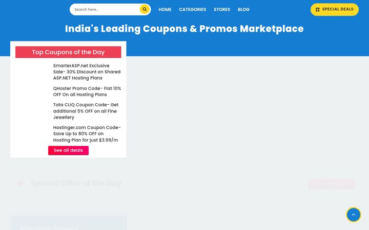 Screenshot of couponupdater.com
