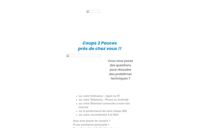 Screenshot of coups2pouces.com