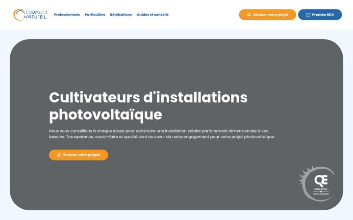 Screenshot of courantnaturel.com