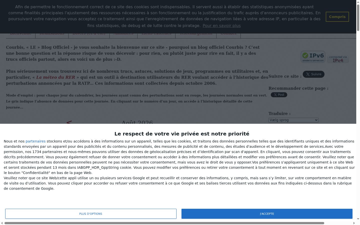 Screenshot tal-banner tal-kunsens muri qabel kwalunkwe interazzjoni