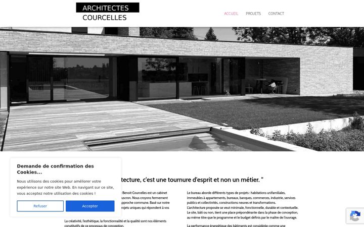 Screenshot di courcelles.net