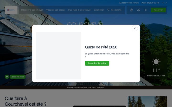 Screenshot of courchevel.com