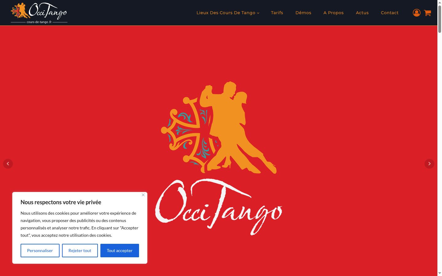 Screenshot van de toestemmingsbanner zoals getoond vóór enige interactie