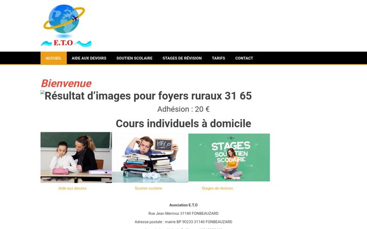 Zrzut ekranu cours-eto.fr