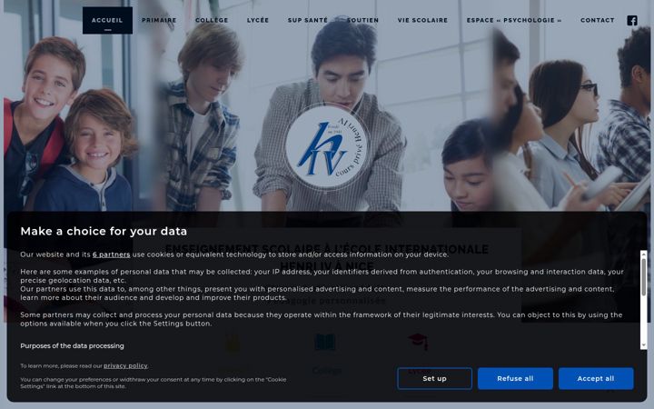 Screenshot of cours-henriiv.com