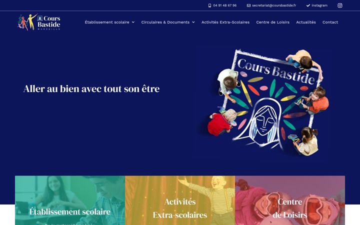 Zrzut ekranu coursbastide.fr