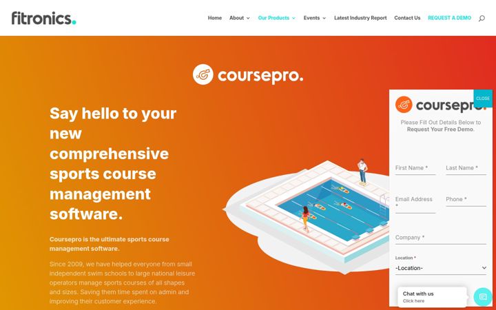Screenshot of coursepro.co.uk