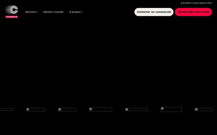 Screenshot of coursier.fr