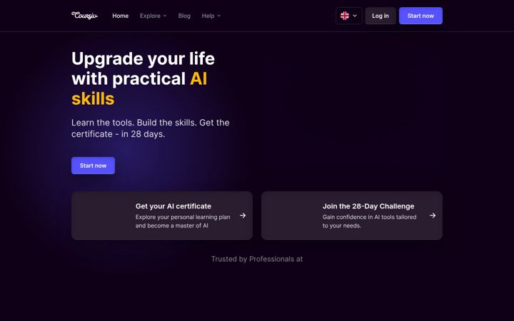 Screenshot of coursiv.com