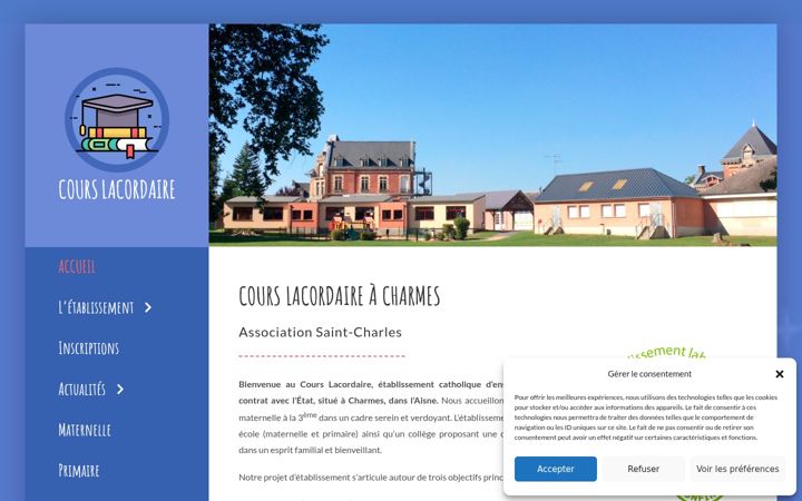 Ekrano kopija courslacordaire.fr