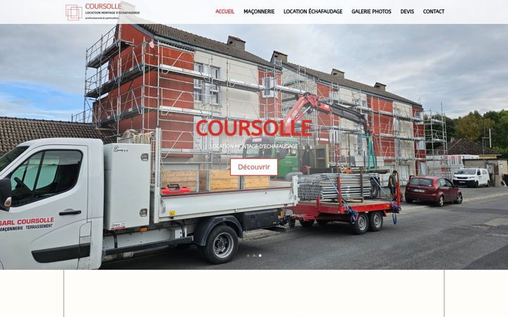 Screenshot of coursolle.fr
