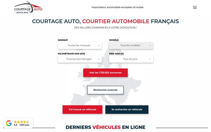 Screenshot of courtage-expertise-auto.fr