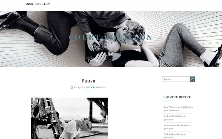 Screenshot of courtbouillon.it
