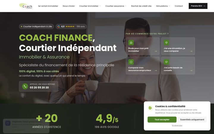 Screenshot von courtier-immobilier-lille.fr