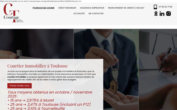 Screenshot of courtier-immobilier-toulouse.fr