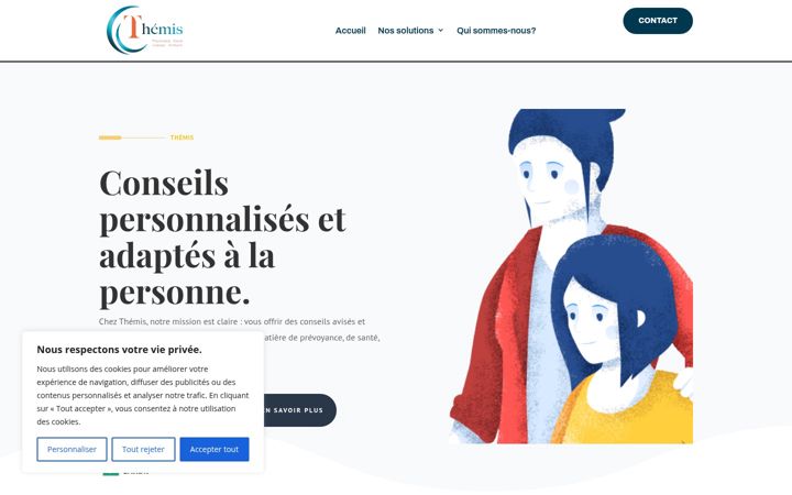 Screenshot of courtierthemis.fr