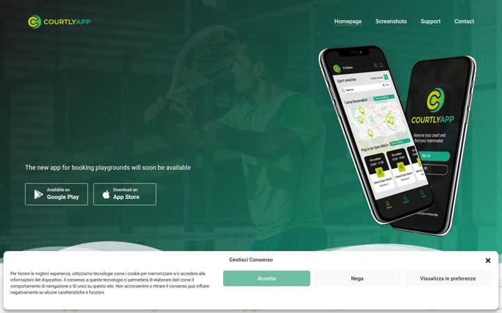 Screenshot of courtlyapp.com