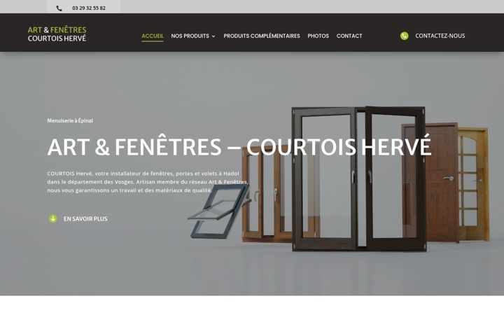 Ekrano kopija courtois-herve.fr