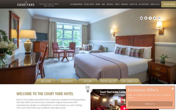 Screenshot of courtyard.ie