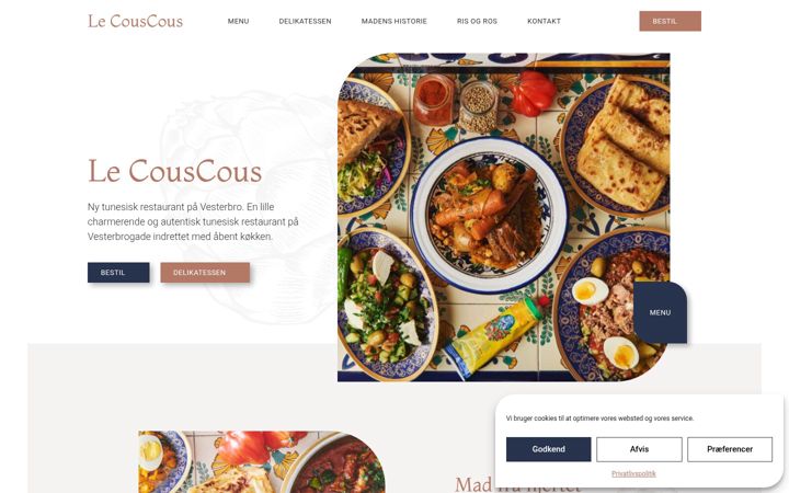 Screenshot of couscous.dk