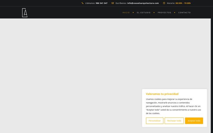 Screenshot of couseloarquitectura.com